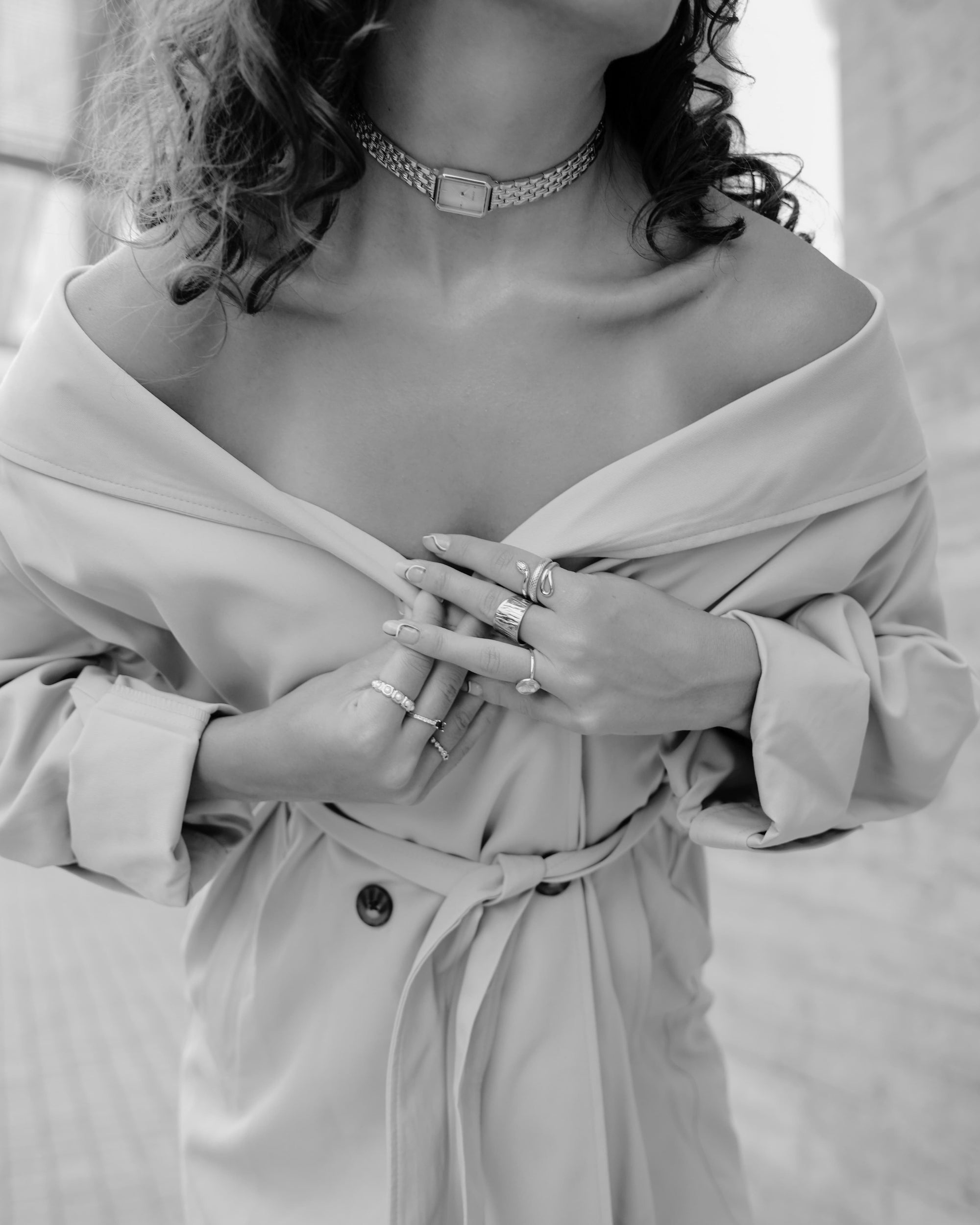 CHOKER EXTENSION SILVER