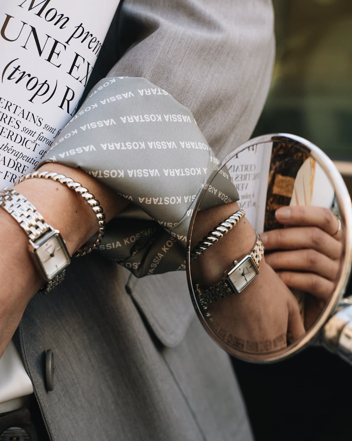 CYRENE SILVER WATCH