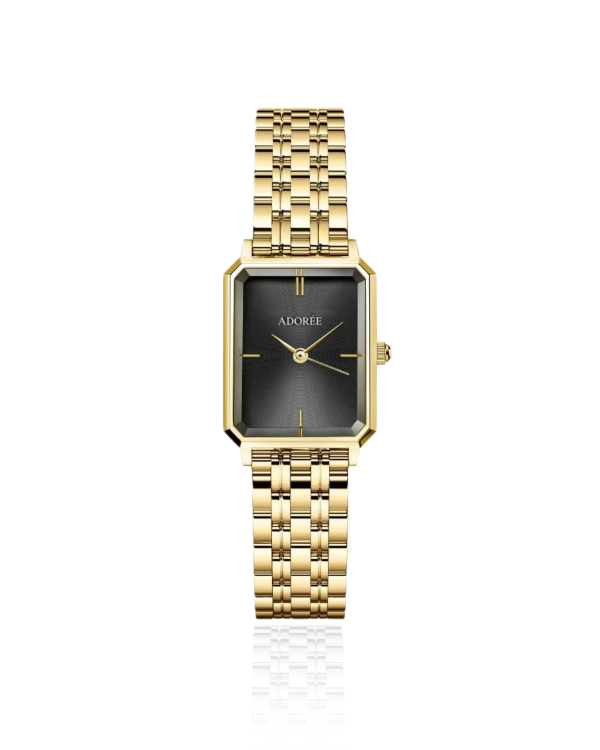 CYRENE GOLD WATCH BLACK