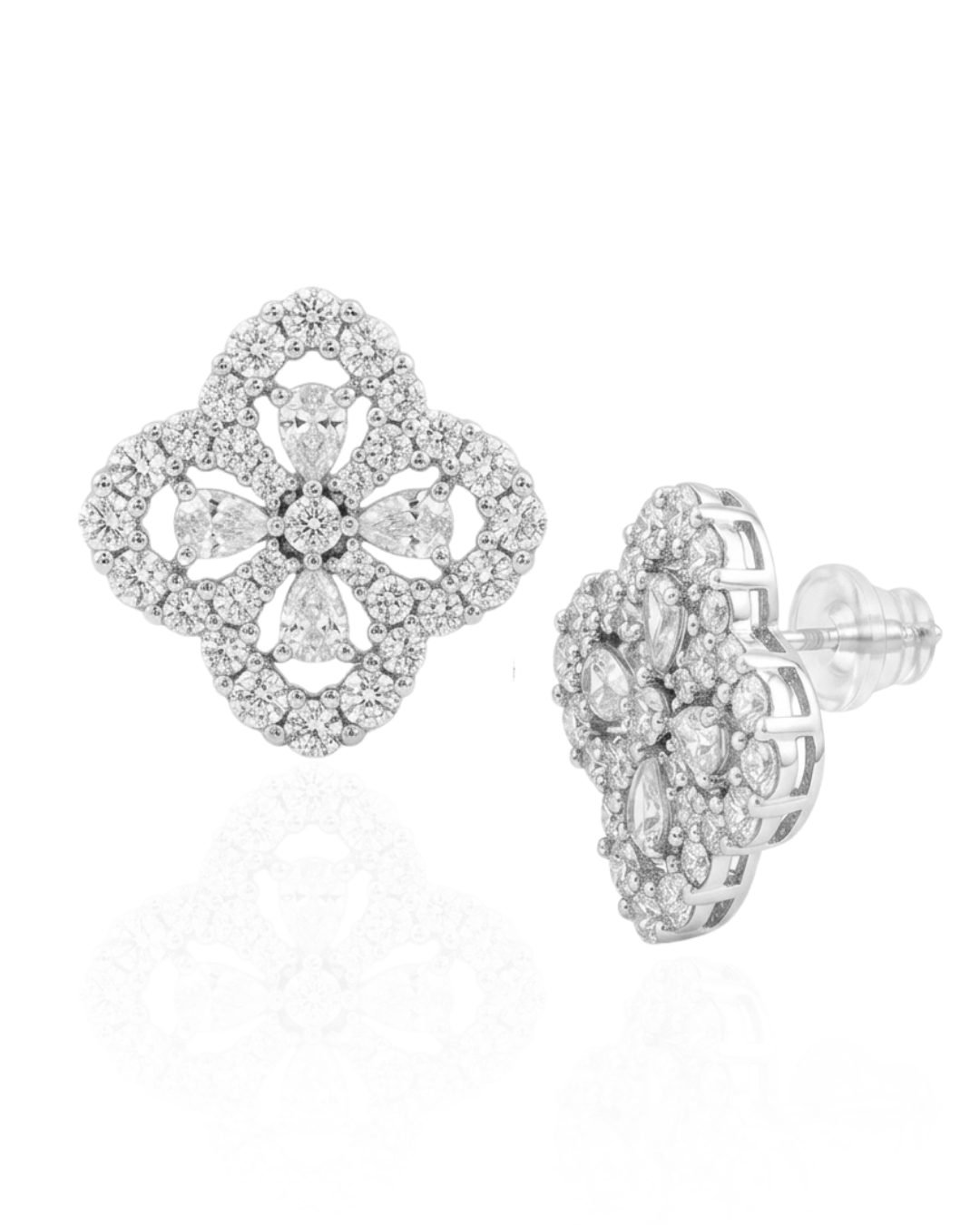 CAMELLIA EARRINGS - Silver 925